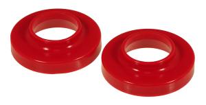 97-02 Jeep Wrangler TJ Prothane Coil Spring Bushings  - Front Coil Spring Isolaters (Red)