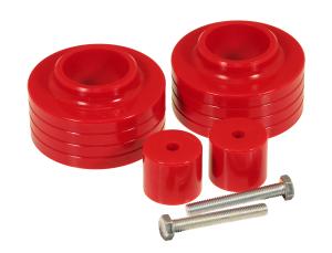 97-02 Jeep Wrangler TJ Prothane Coil Spring Bushings  - Front / Rear Coil Spring Isolaters (Red) 1 inch Lift / 1-1/2 inch Lift