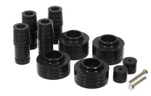 97-01 Jeep Wrangler TJ Prothane Coil Spring Bushings  - Coil Spring Isolaters (Black) (1-1/2 inch Lift Kit w/ Extended Bump Stops)