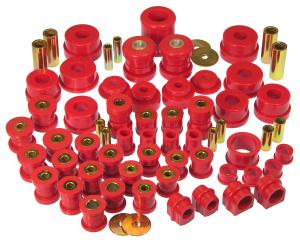 2003-2006 Infiniti G35, 2003-2008 Nissan 350Z Prothane Total Front/Rear Bushings Kit - Red