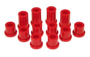 1979-1985 Toyota Pickup , 1984-1985 Toyota 4Runner  Prothane Front Leaf Spring Eye and Shackle Bushings Kit - Red