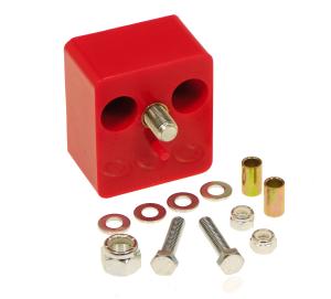 1975-1979 Volkswagen Beetle , 1980-1984 Volkswagen Jetta  Prothane Rear Motor Mount Inserts - Red