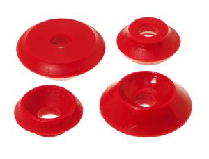 1975-1984 Volkswagen Rabbit , 1980-1984 Volkswagen Jetta  Prothane Rear Shock Tower Bushings - Red