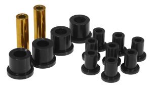 1962-1976 Dodge Dart, 1962-1976 Dodge Demon, 1962-1976 Plymouth Barracuda, 1962-1976 Plymouth Duster, 1962-1976 Plymouth Valiant Prothane Rear Leaf Spring Bushings - 1.5 Inch Main Eye Using 1/2 Inch Bolt - Black