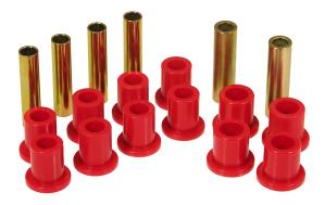 87-96 Dodge Dakota 2/4WD Prothane Leaf Spring Bushings - Rear Spring Eye and Shackle (Red)