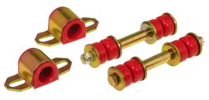 1979-1982 Dodge D50 , 1983-1990 Mitsubishi Mighty Max  Prothane Front Sway Bar Bushings and Endlinks - 7/8 Inch - Red