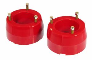 94-03 Dodge Ram 1500 / Ram 2500 / Ram 3500 4WD Prothane Coil Spring Bushings - Front Coil Spring Lift Spacer (Red)