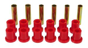 1973-1974 Ford F-100 Pickup , 1978-1979 Ford Bronco  Prothane Rear Leaf Spring Bushings - non Crew Cab - Red