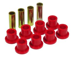 1973-1974 Ford F-250 Pickup , 1973-1974 Ford F-350 Pickup  Prothane Rear Leaf Spring Eye Bushings - Crew Cab - Red