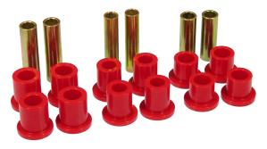 1973-1974 Ford F-350 Pickup  Prothane Rear Leaf Spring Bushings - Super Cab - Red