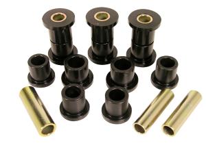 1966-1972 Ford F-100 Pickup , 1966-1977 Ford Bronco  Prothane Rear Leaf Spring and Shackle Bushings - Black