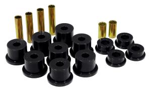 80-98 Ford F-250 4WD, 80-98 Ford F-350 4WD, 80-98 Ford Ford F-250 4WD Prothane Leaf Spring Bushings - Front Spring Eye and Shackle (Black)