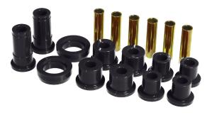 91-94 Ford Explorer 2/4WD Prothane Leaf Spring Bushings - Rear Spring Eye and Shackle (Black)