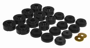 1997-1999 Ford F-250 , 1997-2003 Ford F-150  Prothane Body Mount Bushings - Standard and Crew Cab - Black