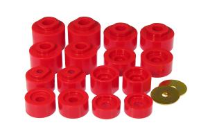 2001-2005 Ford Explorer Sport Trac Prothane Body Mount Bushings Kit - Red