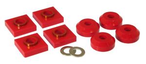 1961-1974 Ford F-100 Pickup , 1975-1976 Ford F-150  Prothane Transfer Case Mounts - Red