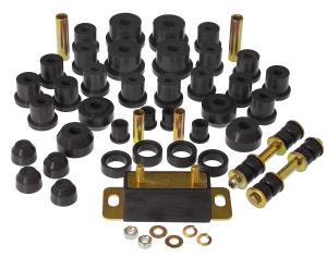 1965-1966 Ford Mustang V8 Prothane Total Front/Rear Bushings Kit - Black