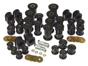 1999-2004 Ford F-250 4WD Prothane Total Front/Rear Bushings Kit - Black