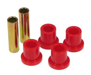 1960-1972 Ford F-100 Pickup , 1966-1977 Ford Bronco  Prothane Rear Frame Shackle Bushings - Red