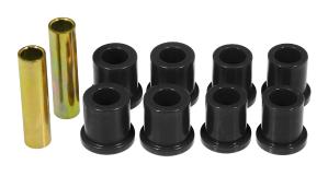 83-88 Ford Bronco 2/4WD Prothane Leaf Spring Bushings - Front Frame Shackle (Black)