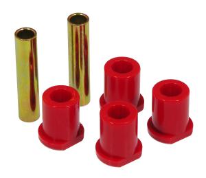 80-96 Ford Bronco 4WD, 80-96 Ford F-150 4WD, 80-98 Ford F-250 2/4WD, 80-98 Ford F-350 2/4WD Prothane Leaf Spring Bushings - Front Frame Shackle (Red)