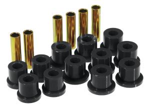 67-91 Chevrolet Blazer Full Size Prothane Leaf Spring Bushings - Rear Spring Eye and Shackle (Black)