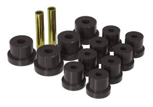 1970-1981 Chevrolet Camaro , 1970-1981 Pontiac Firebird  Prothane Rear Spring Eye and Shackle Bushing Kit - Multi Leaf - Black