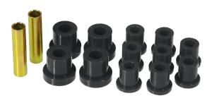 1954-1962 Chevrolet Corvette  Prothane Rear Leaf Spring Eye and Shackle Bushings Kit - Black