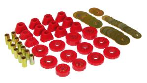 1969-1972 Chevrolet Blazer  Prothane Body Mount Bushings and Radiator Support Bushings - Red