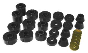 1973-1974 Chevrolet Blazer  Prothane Body Mount Bushings and Radiator Support Bushings - Black