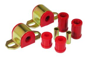 1967-1981 Chevrolet Camaro , 1967-1981 Pontiac Firebird  Prothane Rear Sway Bar and End Link Bushings - 3/4 Inch - 2 Bolt Clamp Stlye - Red