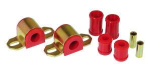 1967-1981 Chevrolet Camaro , 1967-1981 Pontiac Firebird  Prothane Rear Sway Bar and End Link Bushings - 7/8 Inch - 2 Bolt Clamp Style - Red