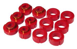 1982-1991,	 1995-2004 GMC Jimmy , 1982-2004 Chevrolet S10 , 1987-2004 Chevrolet Blazer , 1991-2004 GMC Sonoma  Prothane Body to Frame Mount Bushings and Radiator Support Bushings Kit - Red