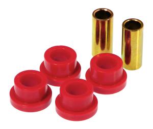 1965-1970 Chevrolet Bel Air , 1965-1970 Chevrolet Biscayne  Prothane Rear Track Bar Bushings - Panhard - Both Ends the Same 1-1/8 Inch I.D. - Red