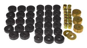 1965-1967 Chevrolet Chevelle , 1965-1967 Chevrolet El Camino  Prothane Body Mount Bushings and Radiator Support Bushings - Black