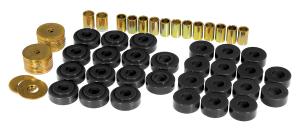 1964 Chevrolet Chevelle , 1964 Chevrolet El Camino  Prothane Body Mount Bushings and Radiator Support Bushings - Black