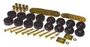 1959-1964 Chevrolet Bel Air , 1959-1964 Chevrolet Biscayne , 1959-1964 Chevrolet Impala, 1999-2007 Chevrolet Tahoe Prothane Body Mount Bushings Kit - Black