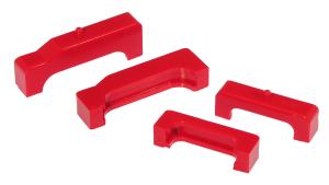 1988-1998 Chevrolet C1500, 1988-1998 Chevrolet C2500, 1988-1998 GMC C1500, 1988-1998 GMC C2500 Prothane Radiator Isolators - Small Block - Red