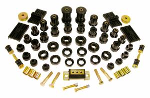 1970-1972 Chevrolet Camaro , 1970-1972 Pontiac Firebird  Prothane Total Front/Rear Bushings Kit - Black