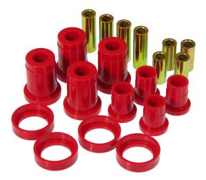 84-88 Pontiac Fiero (w/o Shells) Prothane Control Arm Bushings - Front (Red)