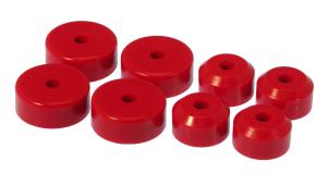 1955-1957 Chevrolet Bel Air Stock V8 Models Only Prothane Motor Mount Kit - Red