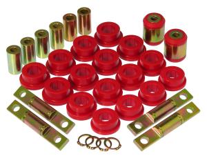 01-03 Honda Civic (Upper and Lower), 02-03 Acura RSX (Includes Type-S) Prothane Control Arm Bushings - Rear (Red)