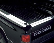 99-06 Chevrolet Silverado Putco Tailgate Guard with Black Plastic Caps