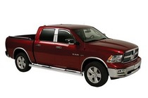 09-16 Dodge Ram 1500 Fits On Crew Cab Will Not Fit Rebel Model. Putco Element Tinted Window Visors