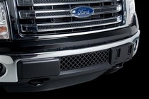 11-14 Ford F150 Putco Bumper Grille Insert - Stainless Steel, Bar Style, Diamond Design