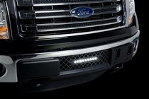 11-14 Ford F150 Putco Bumper Grille Insert - Stainless Steel, Bar Style, Diamond Design