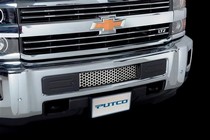 15 Chevrolet Silverado Putco Bumper Grille Insert - Stainless Steel, Punch Design