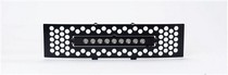 11-14 Ford F150 Putco Bumper Grille Insert - Stainless Steel, Bar Style, Punch Design