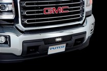 15 GMC Sierra Putco Bumper Grille Insert - Stainless Steel, Bar Style