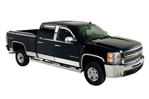 15-16 Chevrolet Silverado Putco Rocker Panels - Stainless Steel